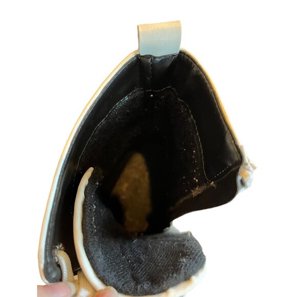 Unbranded Women's White Combat Boots Lace Up/Side Zip 9.5 EU 40 - Picture 10 of 10